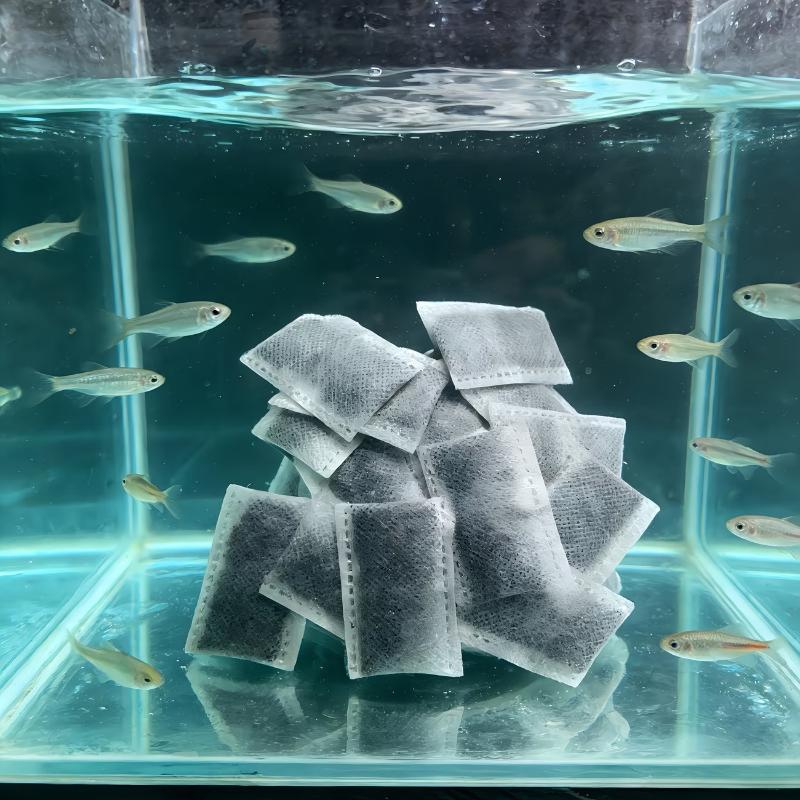 Aquael Filter Fzn - 10/20/40pcs Aquarium Activated Carbon Bags Fish
