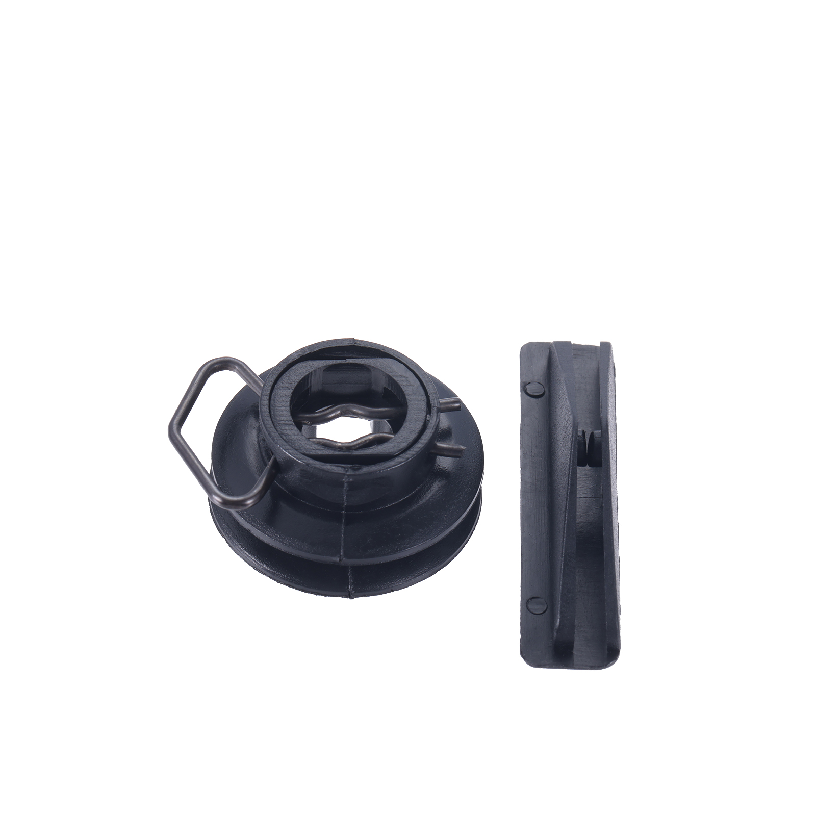 Glass Door Hinge - 2Pcs Plastic+Metal Car Clips for Citroen