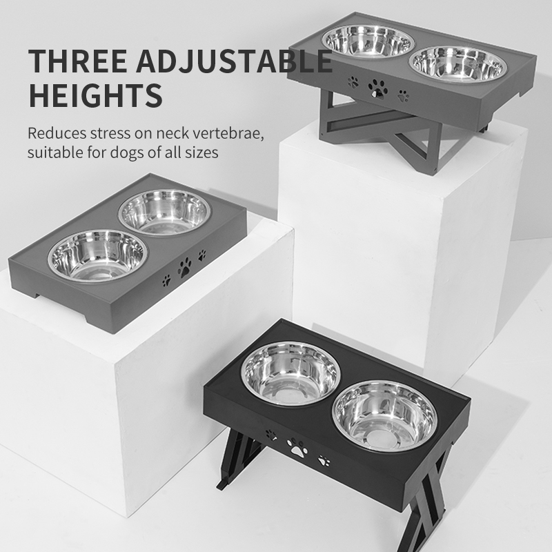 Elevated Dog Bowls 3 Adjustabl - огляд і ціна Royal Canin Food Medium