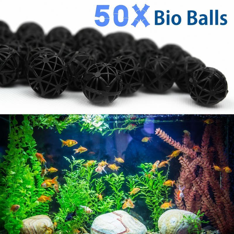 50Pcs 16mm Aquarium Bio Filter - огляд і ціна Aquael Filter Fzn