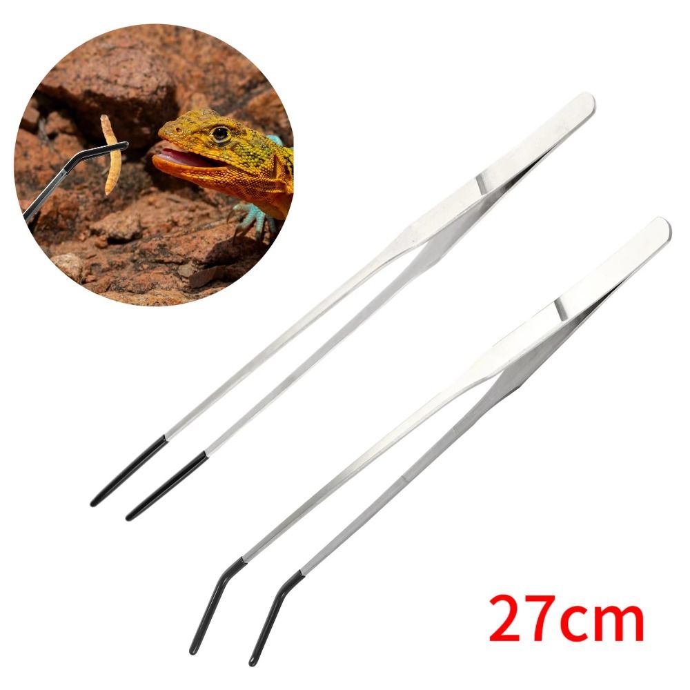 New 27cm Aquarium Feeding Twee - огляд і ціна Feeding Tong Stainless