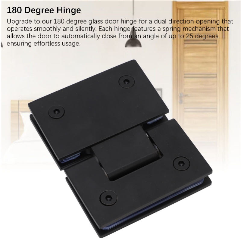 Glass Shower Door Hinges 180 D - огляд і ціна Glass Door Hinge